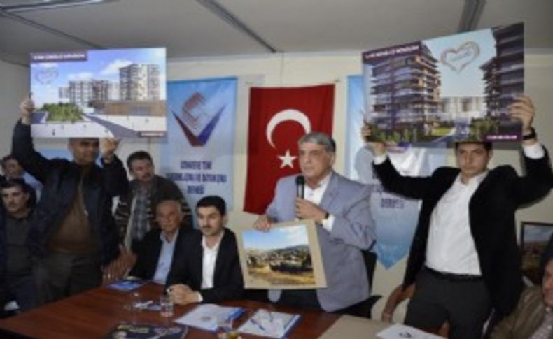 Kalkan’dan TOKİ’ye gece çıkartması